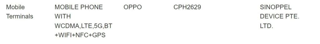 Oppo Reno 12 Pro 5G IMDA