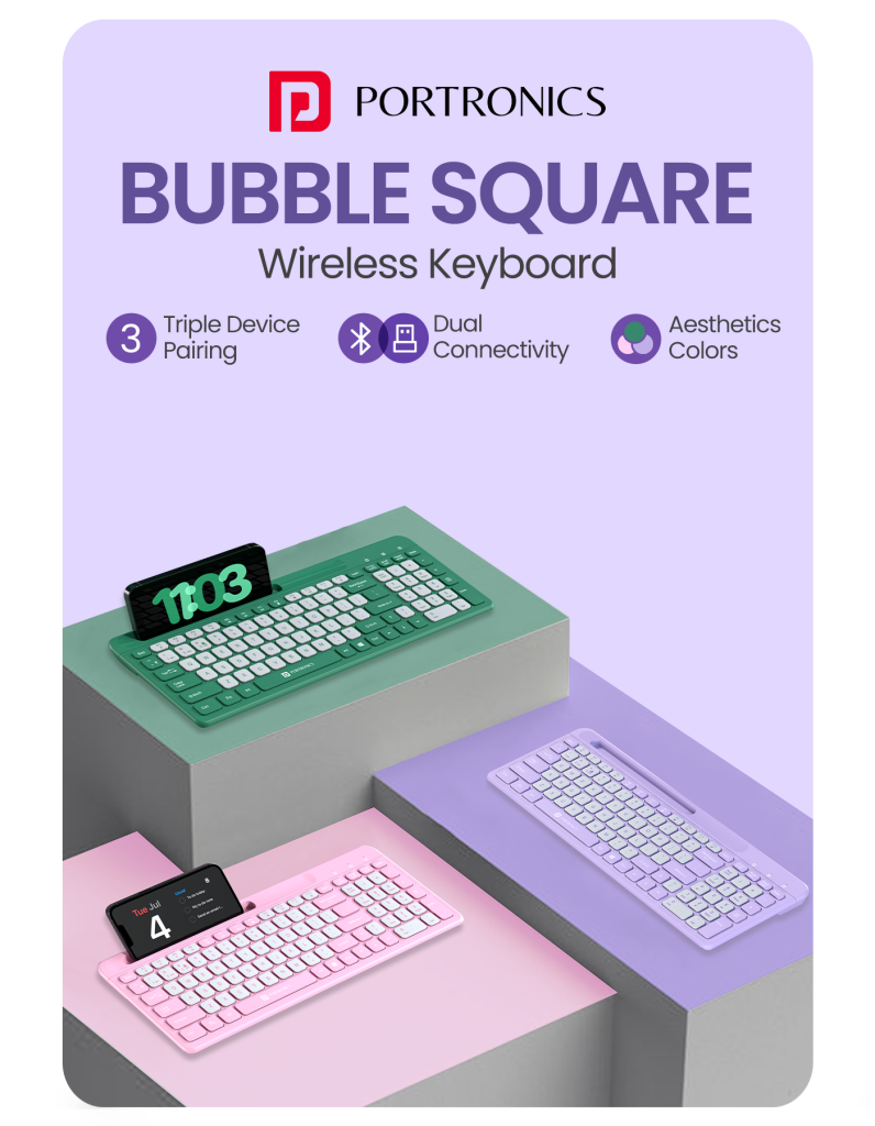 Portronics Bubble Square Keyboard