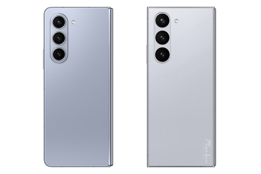 三星 Galaxy Z Fold 6 与 Fold 5 背面