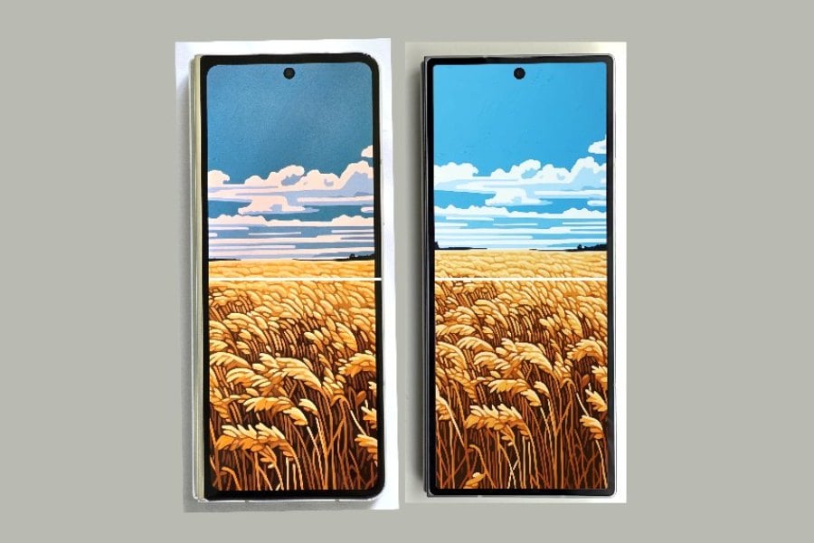 z fold 5 vs z fold 6 front screen