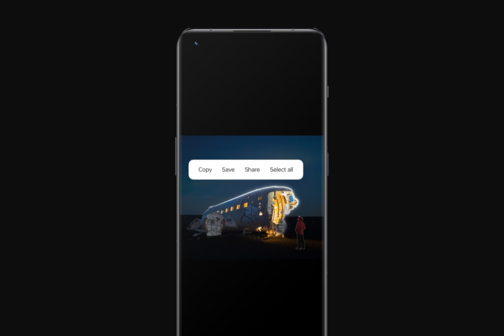 Smart Cutout in OxygenOS 14
