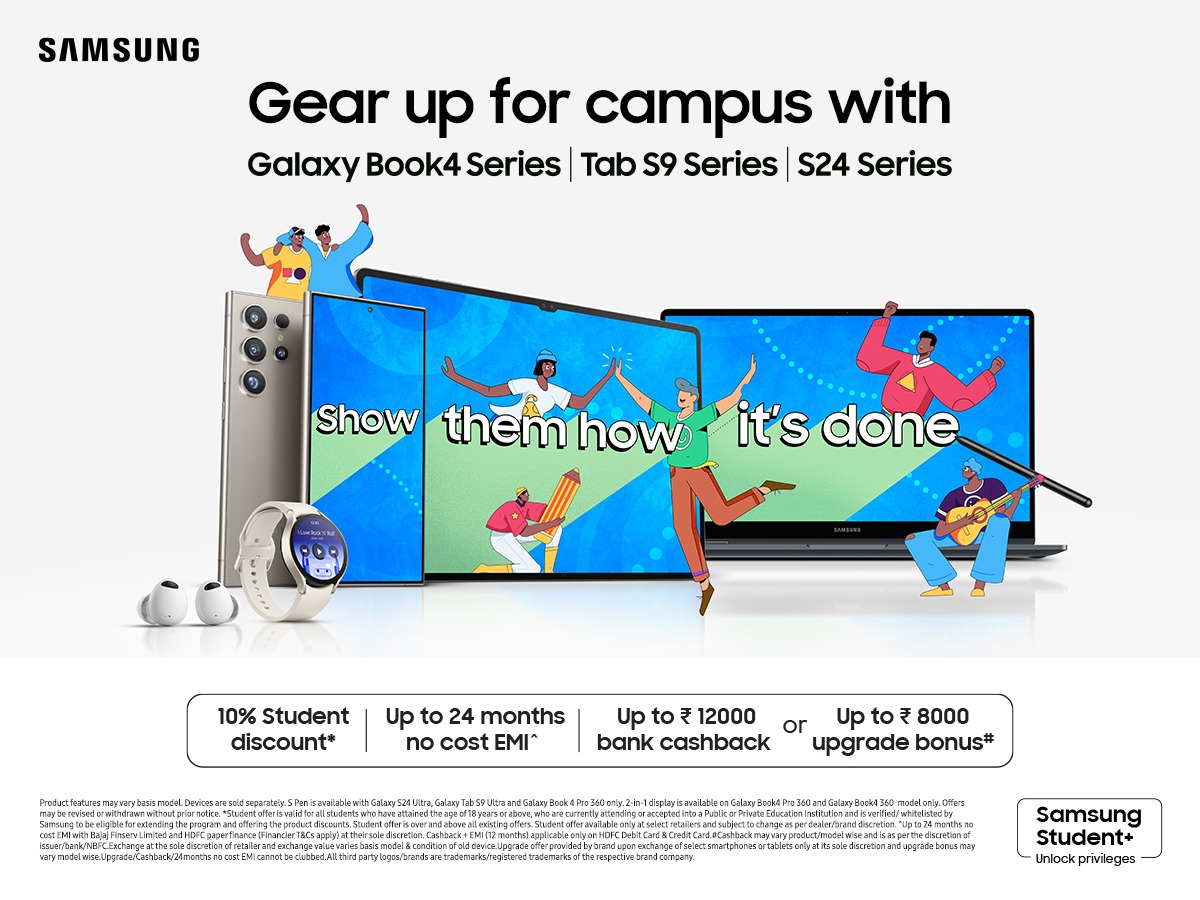 Samsung launches 'Back to Campus' campaign with exclusive student
