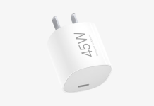 Xiaomi launches super compact 45W GaN USB-C charger kit for only $8 Xiaomi 45W GaN Charger
