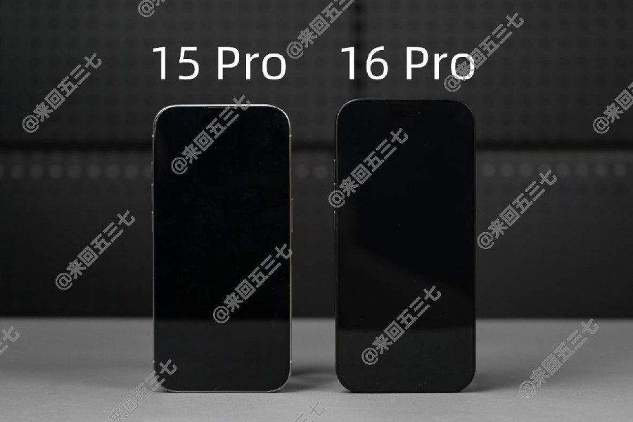 iPhone 15 Pro 与 iPhone 16 Pro 图像泄漏