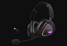 ASUS Unveils ROG Prism Delta 2, A Tri-Mode Headset for Gamers on the Go, Features 50mm Titanium-plated Drivers ASUS ROG Headphones