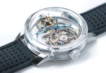 Caviar launches space-themed mechanical watches featuring SpaceX Starship fragment Caviar Space Tornado Watches