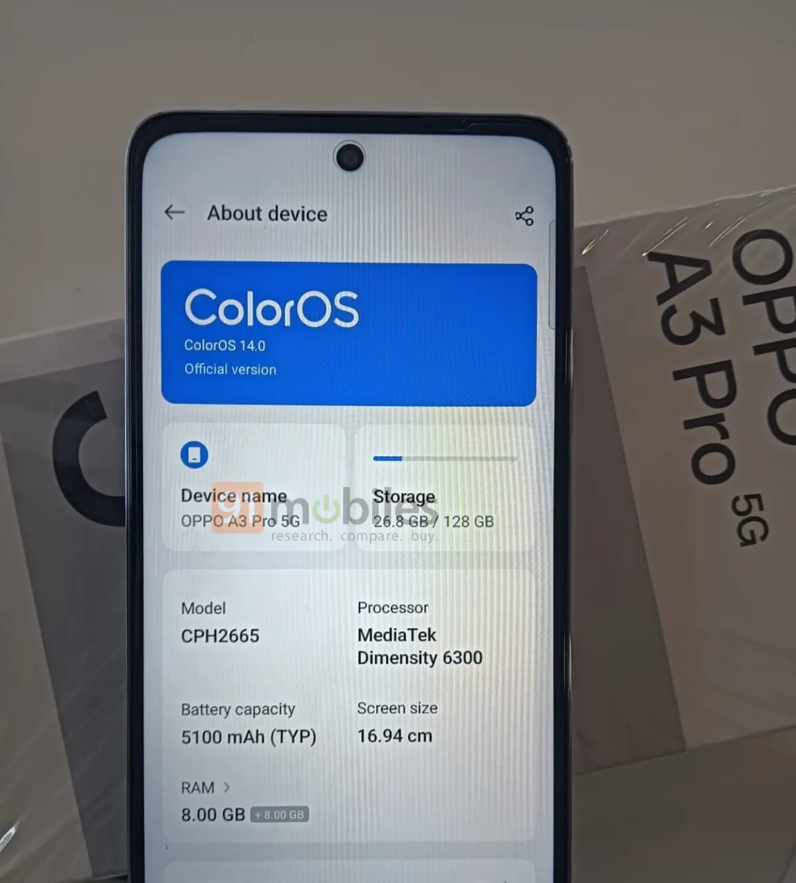 OPPO A3 Pro live image