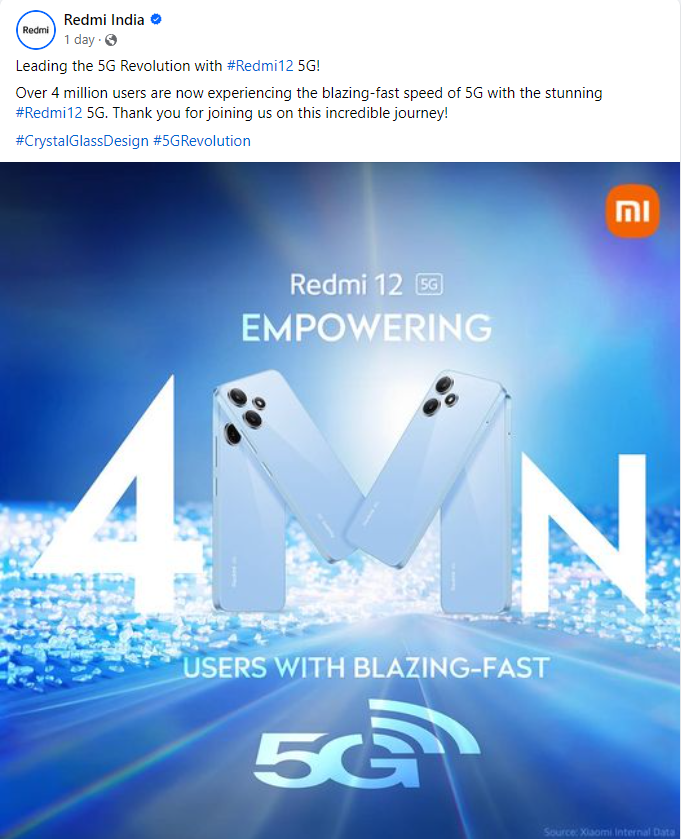 Redmi 12 5G announcement