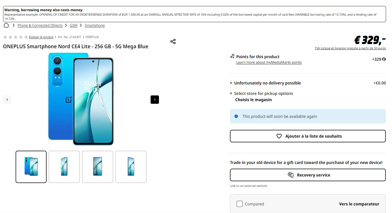 OnePlus Nord CE4 Lite