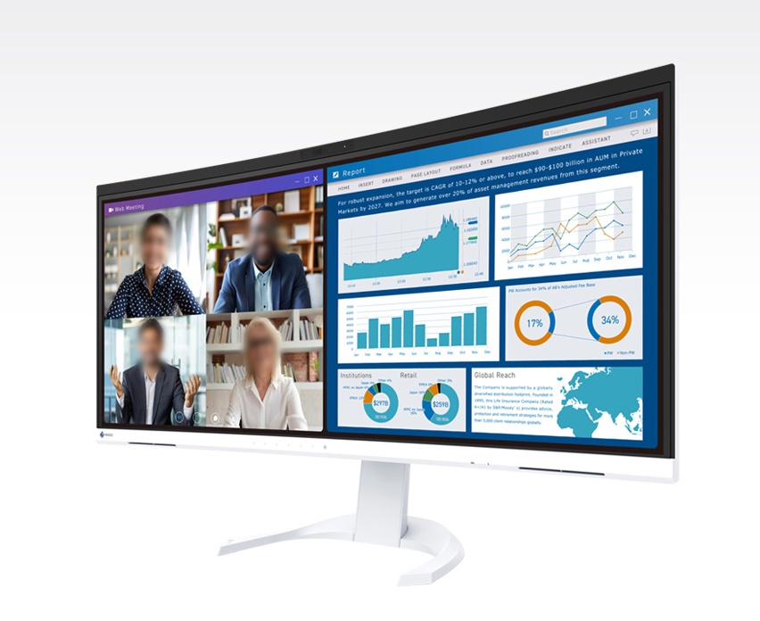 Eizo Unveils a 34-inch Curved Monitor, Features 'Dual 2K' Resolution ...