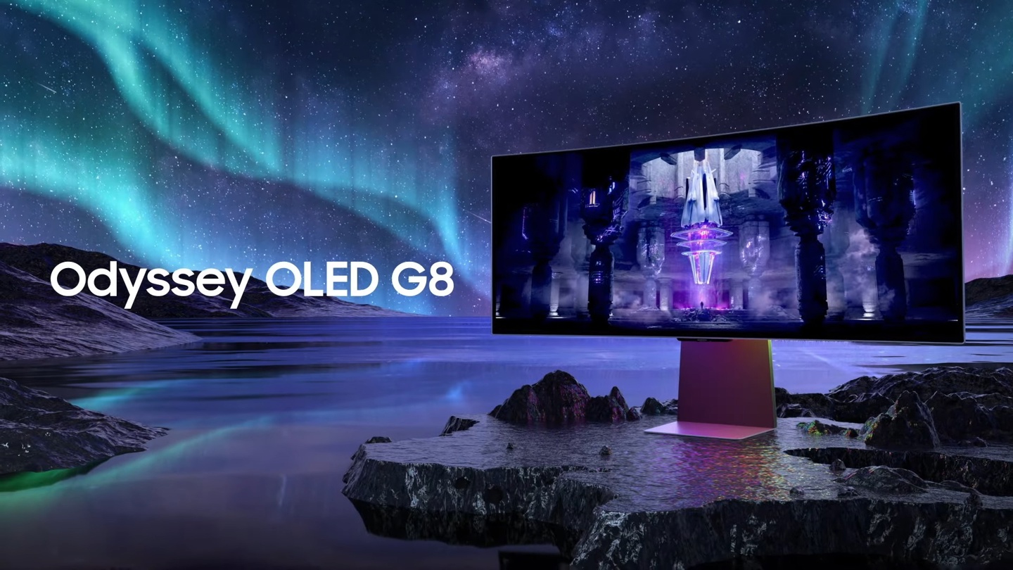 Samsung Unveils New 34-Inch Odyssey OLED G8 Monitor in France with ...