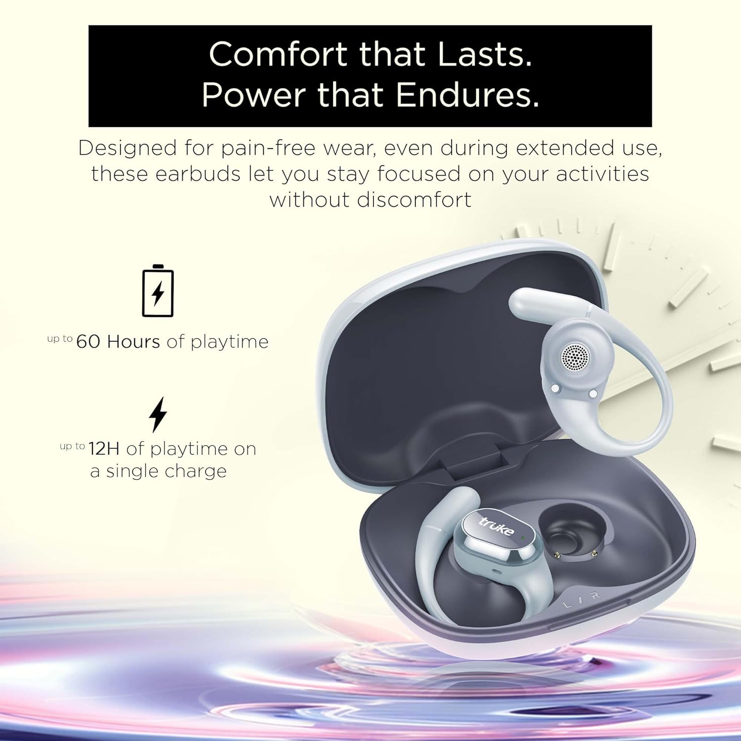 Truke Buds Liberty Open Ear Wireless Earbuds