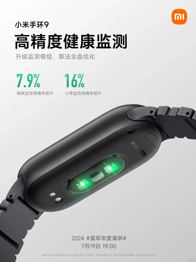 Theo dõi sức khỏe trên Xiaomi Mi Band 9