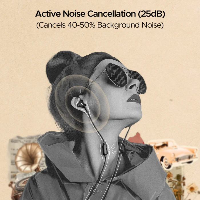 Boat Bassheads 122 ANC wired earbuds with USBC connector & 25 dB noise canceling launched in