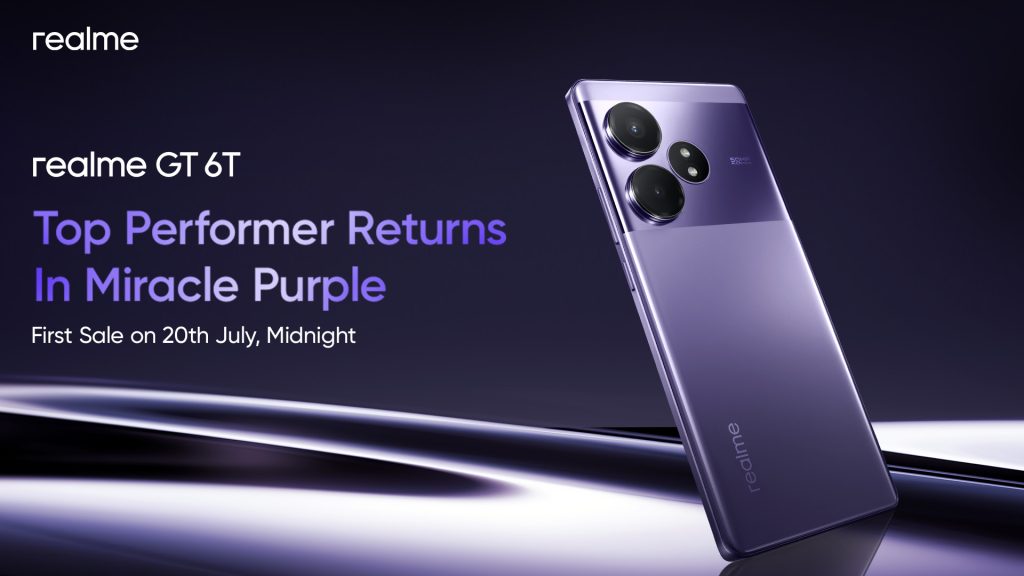 Realme GT 6T Miracle Purple