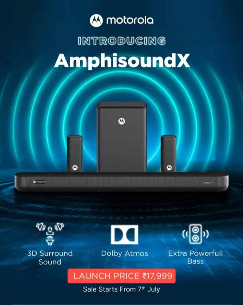 Motorola AmphisoundX 600W Soundbar
