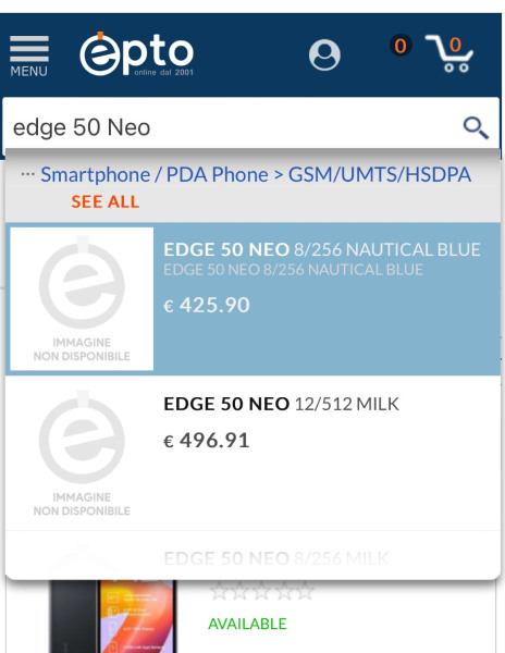 Motorola Edge 50 Neo Price