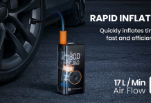 Portronics releases Vayu 3.0 portable tyre inflator for your cars, bikes, & more Portronics Vayu 3.0 Portable Tyre Inflator