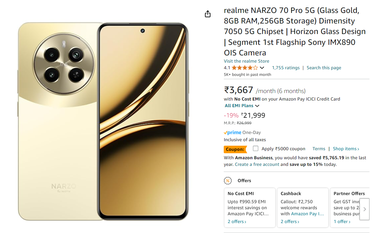 realme NARZO 70 Pro 5G
