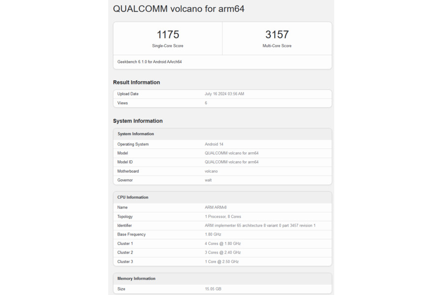 Snapdragon 7s Gen 3 makes its way to Geekbench for first time