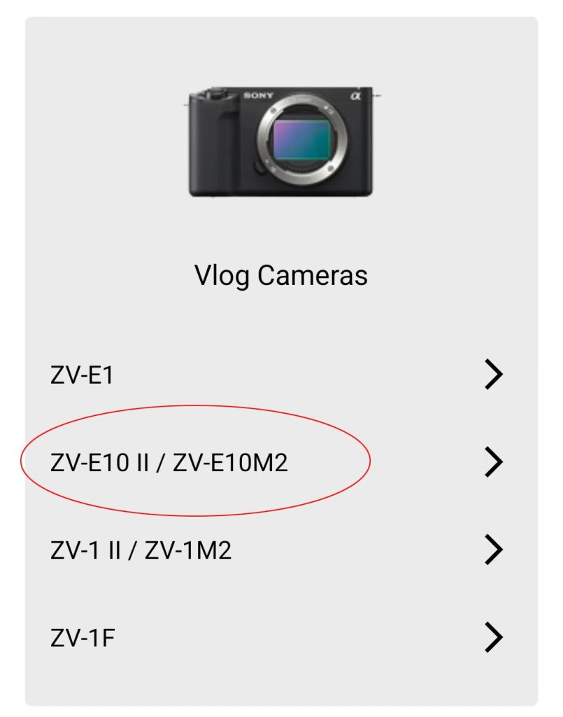 Sony ZV-E10 II leaked