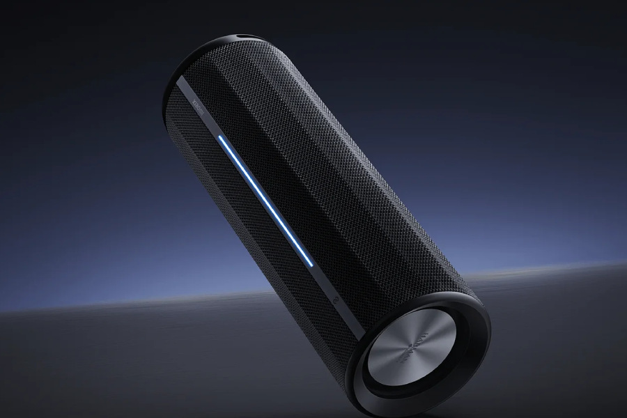 Two Xiaomi Bluetooth speakers with HyperOS Connect, RGB light, and 360 ...