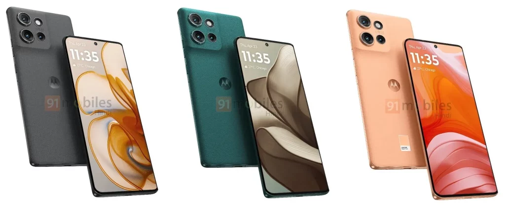 Motorola Edge 50 renders