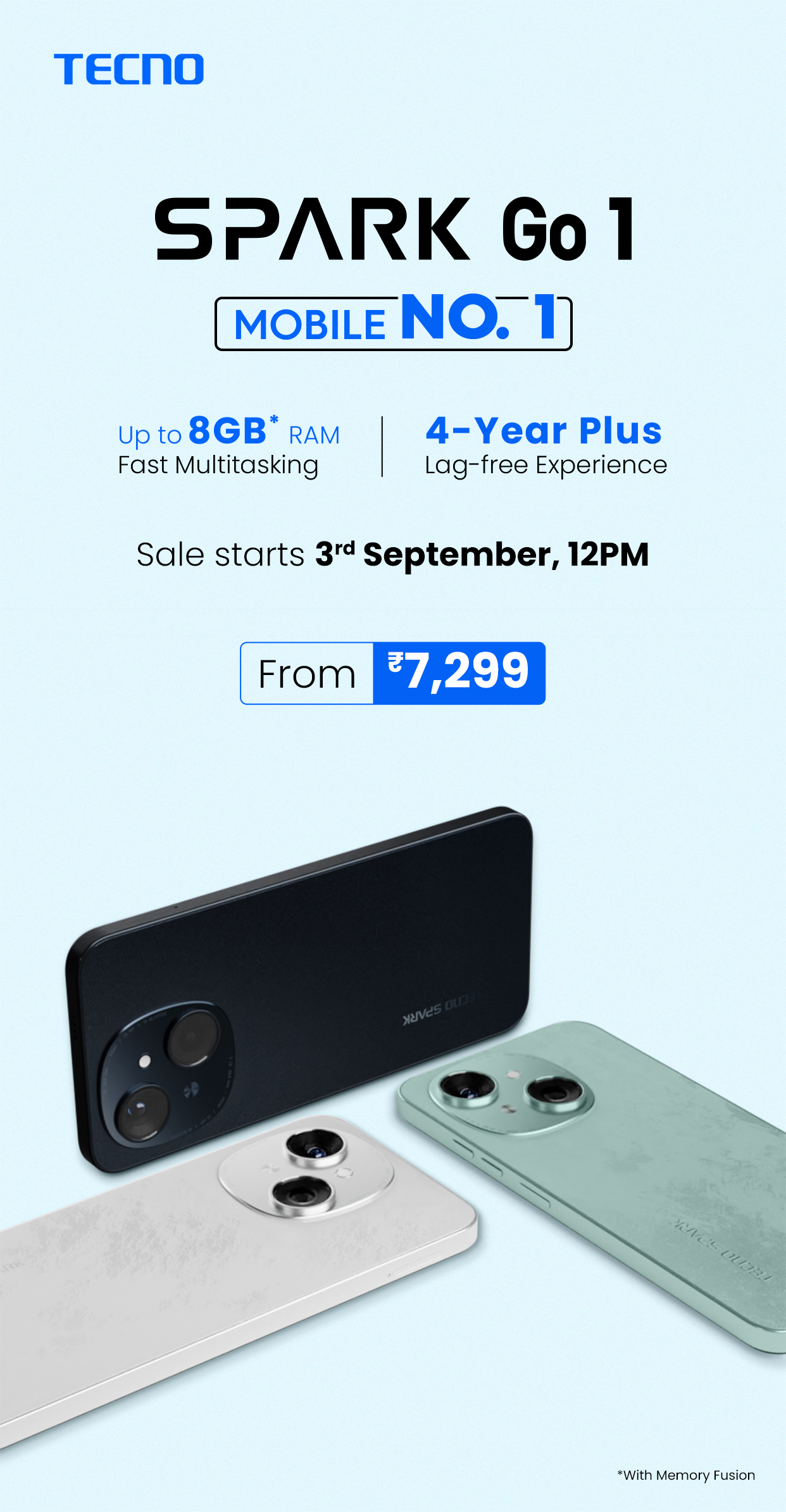 Tecno Spark Go 1 debuts in India for Rs 7,299 (87) Gizmochina