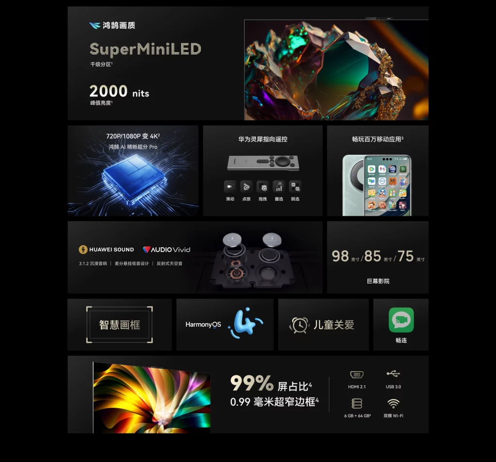 Huawei Smart TV V5 98-inch