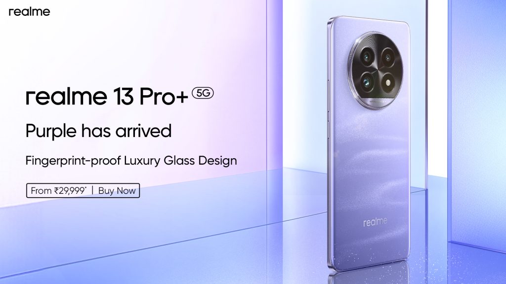 Realme 13 Pro+ 5G Monet Purple