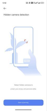 HyperOS 2.0 could scan for hidden cameras, leaked UI hints