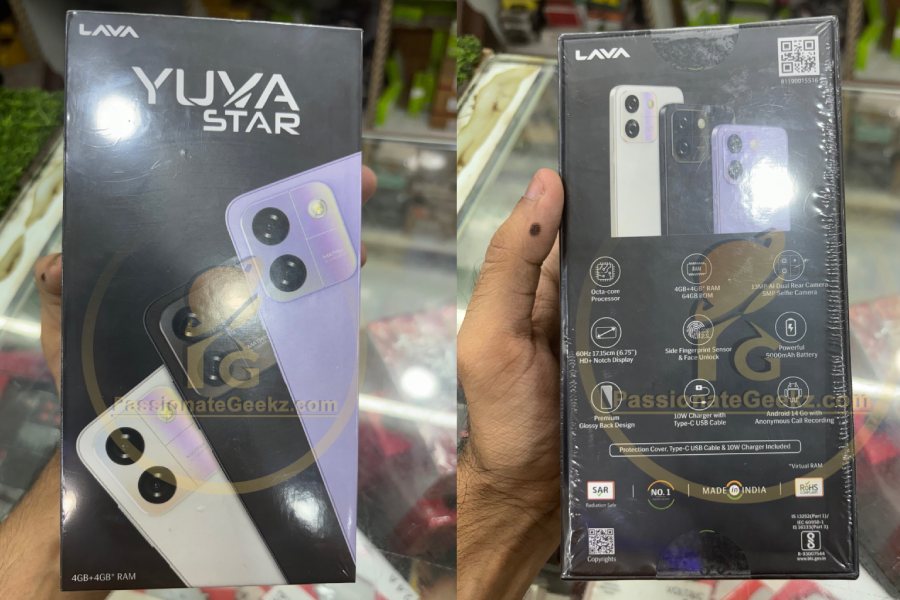 Lava Yuva Star 4G retail box and specs leak