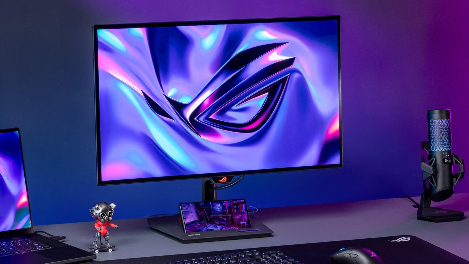 ASUS ROG Strix XG27AQDNG QD-OLED monitor with anti-glare 360Hz display ...