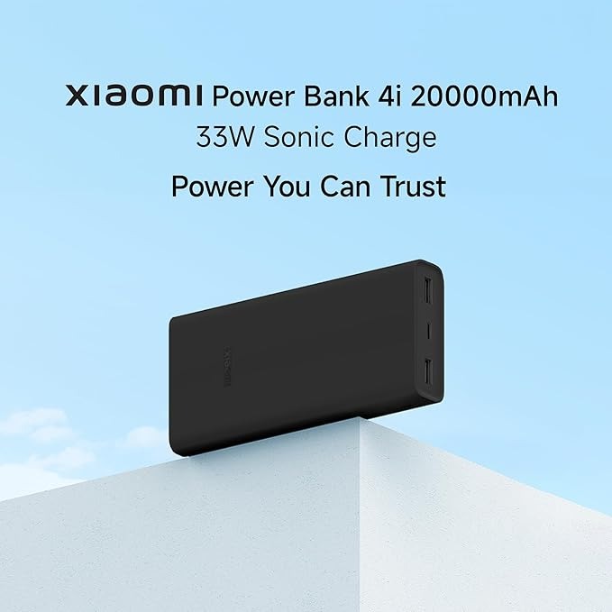 Xiaomi Power Bank 4i 20000mAh 33W Super Fast Charging PD