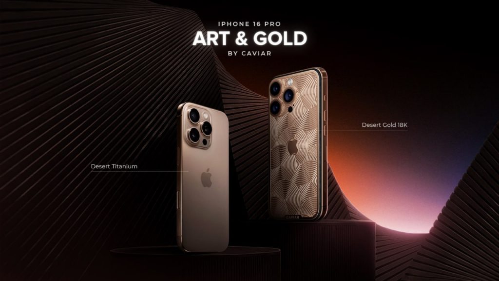Caviar launches goldplated iPhone 16 Pro in exclusive desert titanium
