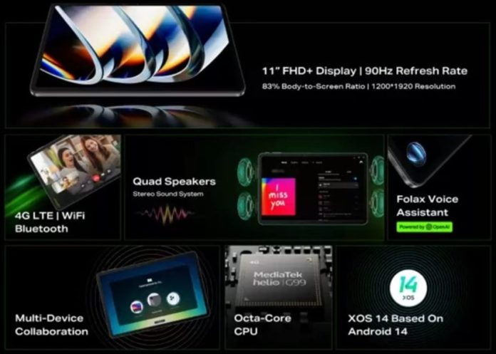 X Tablet Infinix first tablet official in India with LTE connectivity and ...