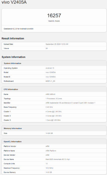 MediaTek Dimensity 9400 GPU make a run on Geekbench with not-so ...