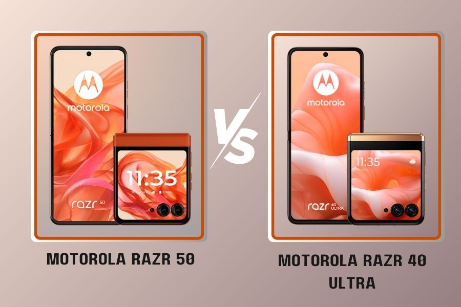 Motorola Razr 50 vs Razr 40 Ultra