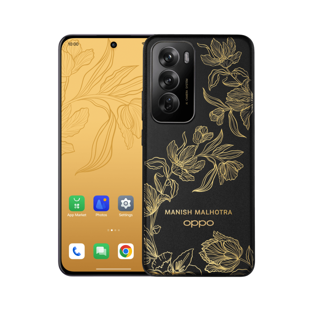 Oppo Debuts Reno 12 Pro Manish Malhotra Limited Edition with Elegant