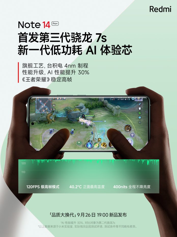 Redmi Note 14 Pro+ Snapdragon 7s Gen 3