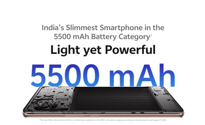 Vivo V40e battery