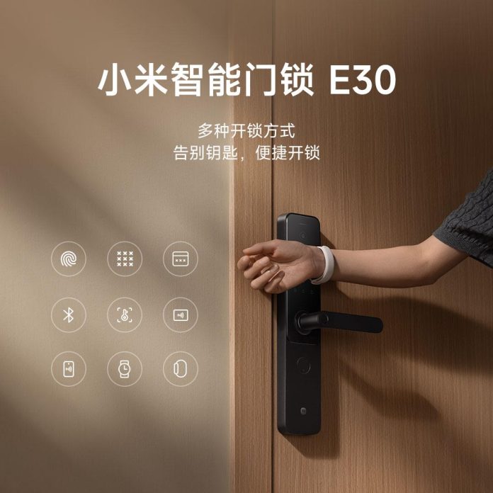 Xiaomi Smart Door Lock E30 launched with a six-layer security system ...