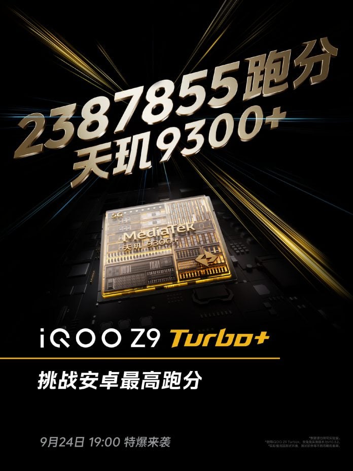 iQOO Z9 Turbo+ Dimenisty 9300 Plus