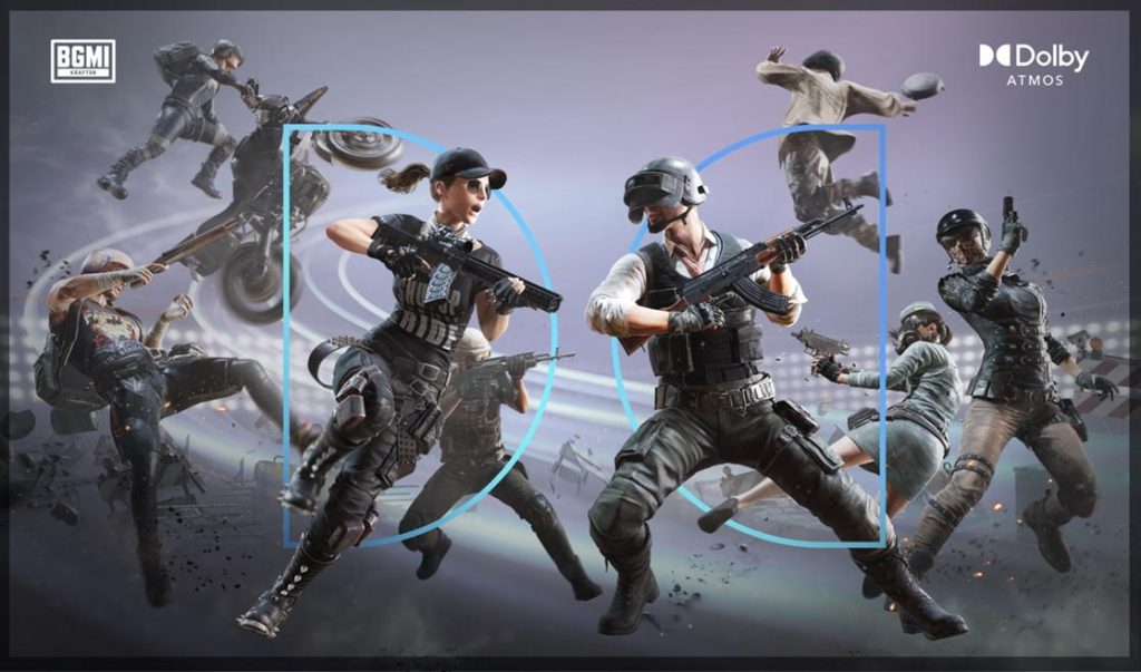 BATTLEGROUNDS MOBILE INDIA Dolby Atmos sound