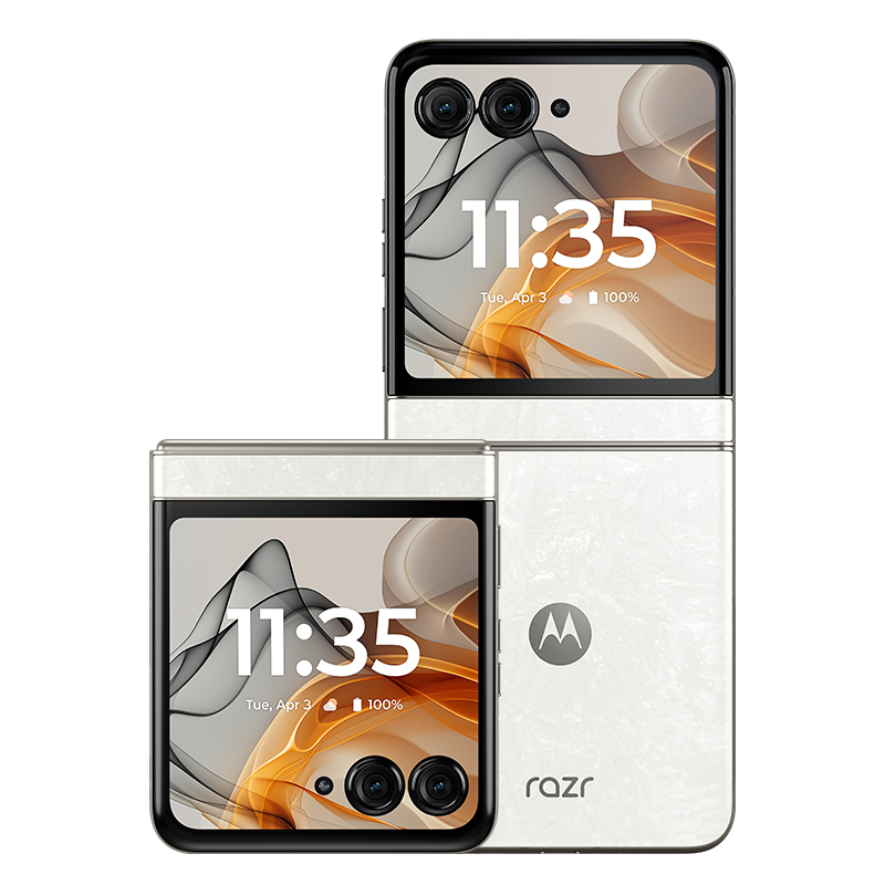 motorola razr 50 512GB ホワイト Motorola debuts Razr 50 White Lover Edition with a unique