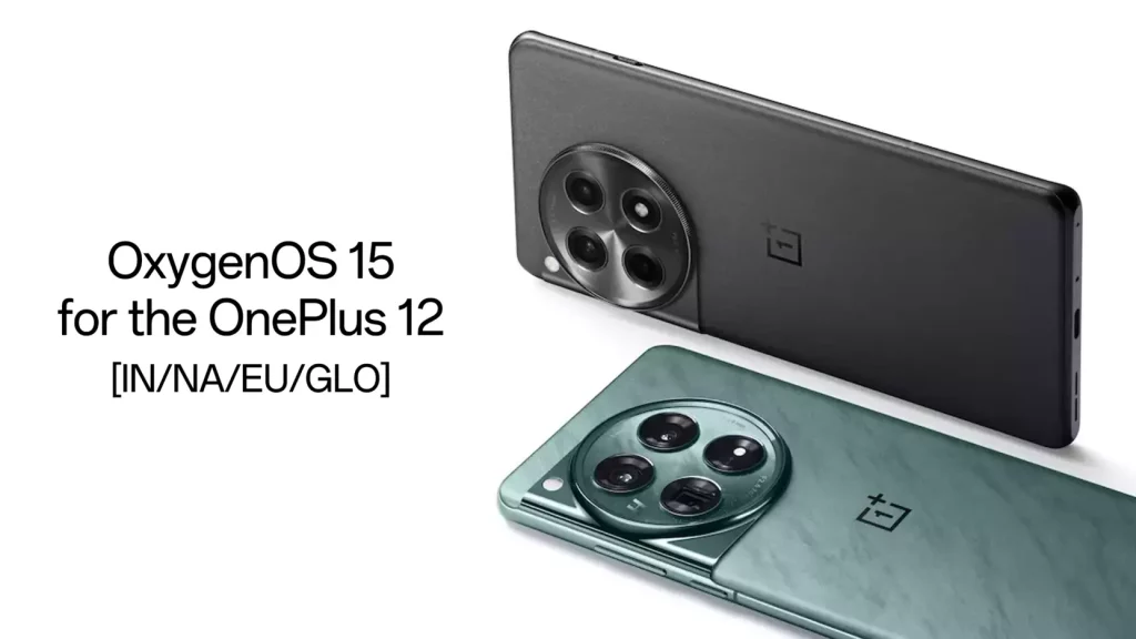 OnePlus 12 OxygenOS 15 update