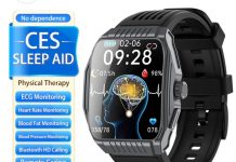 Lemfofit Lem 4s smartwatch launched for $59, Brings ECG, blood glucose monitoring, sleep aid functionality Lemfofit Lem 4s watch