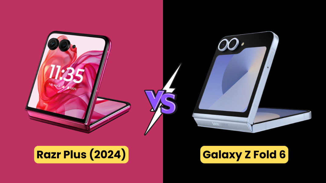 Motorola Razr Plus (2024) vs Samsung Galaxy Z Flip 6: It's tough to ...