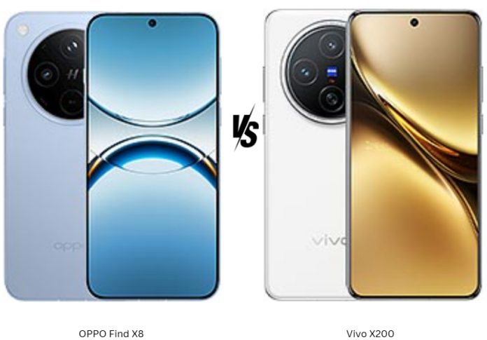 Oppo Find X8 and Vivo X200
