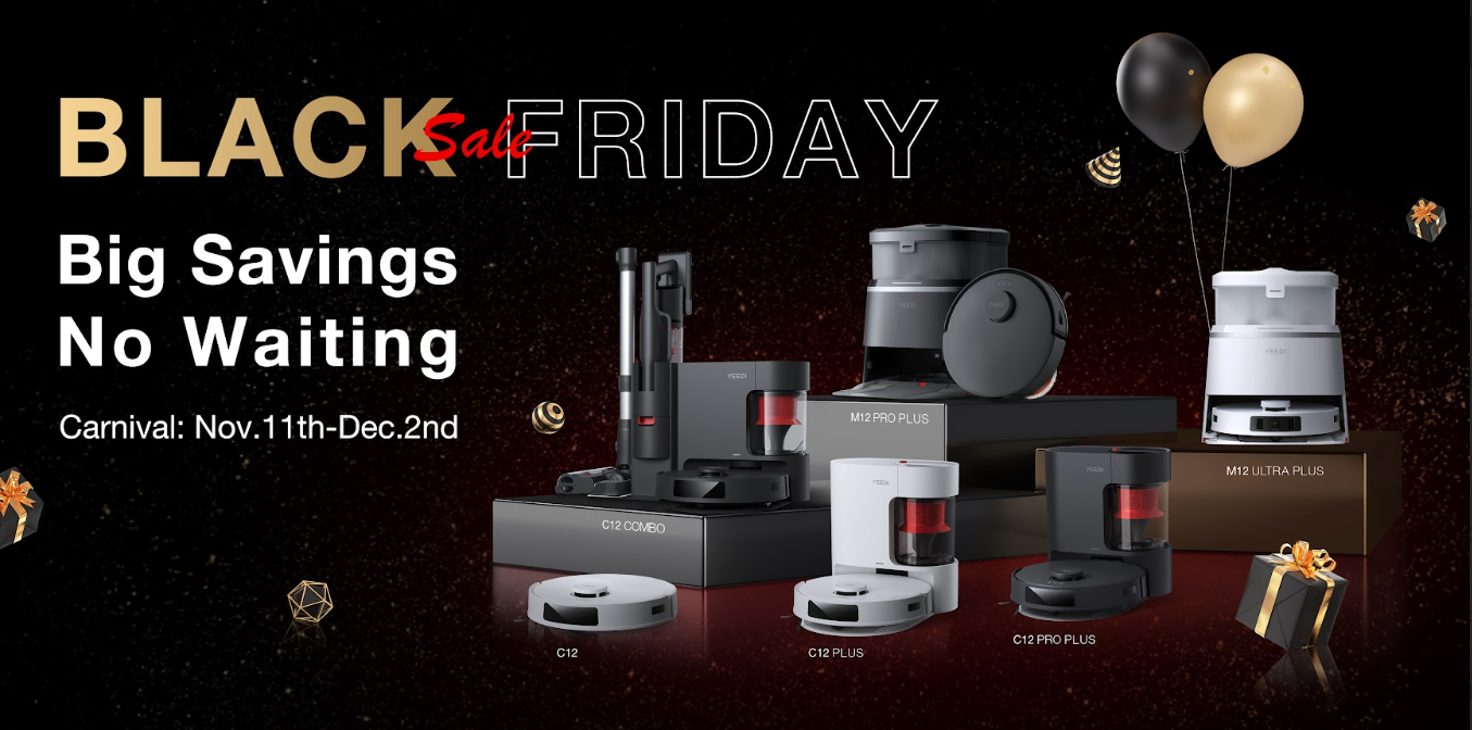 YEEDI Black Friday and Cyber Monday Deals: Save Big on Top Robot Vacuum